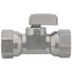 1/2" FIP Straight Stop Valve, Lead Free (Chrome Plated)