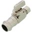 1/2" Female Press x 3/8" OD Comp Straight Supply Stop, Lead Free (Chrome Plated Brass)
