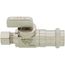 1/2" Female Press x 3/8" OD Comp Straight Supply Stop, Lead Free (Chrome Plated Brass)