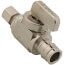 1/2" Expansion PEX x 1/4 OD Comp Straight Stop Valve, Lead Free (Chrome Plated)