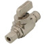 1/2" Expansion PEX x 1/4 OD Comp Straight Stop Valve, Lead Free (Chrome Plated)