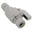 1/2" Expansion PEX x 3/8" OD Comp Straight Supply Stop Valve, Lead Free (Chrome Plated)