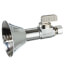 1/2" PEX Crimp Ext. x 3/8" OD Compression Straight Finishing Valve w/ 7/8" OD Deep Bell Escutcheon, Lead Free