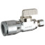 1/2" QUICK-GRIP x 1/4" OD Comp Straight Stop Valve (Lead Free)