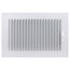 10" x 6-1/2" Fin Steel Register 1-way (White)