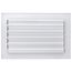 10" x 6-1/2" Fin Steel Register 1-way (White)