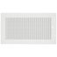 12" x 6-1/2" Fin Steel Register 1-way (White)