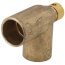 1/2" Cast Brass 90° Elbow w/ Drain (Lead Free)