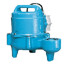 10S-CIM 1/2 HP, 110 GPM - Manual Submersible Sewage Ejector Pump Handles 2" Solids, 15' power cord