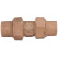 74758 1" Flare Straight Coupling (Lead-Free)