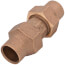 74758 1" Flare Straight Coupling (Lead-Free)