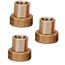 1/2" NPT Female Union for 5120 Water Temperature Mixing Valve with Gauge (Set of 3)