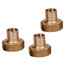 1" PEX Union for 5120 Water Temperature Mixing Valve with Gauge (Set of 3)