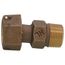 74620 5/8" x 3/4" Meter Coupling, MNPT (Lead Free)