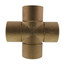 1-1/4" Cast Brass Cross (Lead Free)