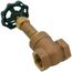 3/4" Threaded Gate Valve with Rising Stem (Lead Free)