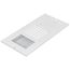 10" x 4-1/2" Fin Steel Register 3-way (White)
