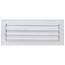 12" x 4-1/2" Fin Steel Register 3-way with Metal Lever (White)