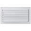 12" x 6-1/2" Fin Steel Register 3-way (White)
