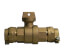 76100-22-33 2" CTS X PVC Straight Ball Valve Curb Stop (No-Lead Brass)