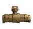 76100-22-33 3/4" CTS x PVC Straight Ball Valve Curb Stop (No-Lead Brass)