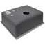 Precis SILGRANIT 21" Single Bowl Undermount Kitchen Sink - Metallic Gray, 513429