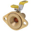 3/4" Sweat Uni-Flange Isolator Ball Valve w/ Detachable Rotating Flange, Lead Free