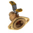 1" Sweat Uni-Flange Isolator Ball Valve w/ Detachable Rotating Flange, Lead Free