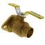 1-1/4" Swt Full Port Brass Uni-Flange Isolator Ball Valve w/ Detachable Rotating Flange