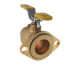 1-1/4" Sweat Isolator w/ Rotating Flange - High Velocity - Lead Free