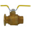 1-1/2" Sweat Full Port Brass Uni-Flange Isolator Ball Valve w/ Detachable Rotating Flange