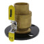 2" Sweat Round Isolator w/ Detachable Rotating Flange