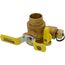 1-1/4" Sweat Isolator w/ Drain & Rotating Flange