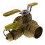 1-1/2" Sweat Isolator w/ MF Drain & Rotating Flange - High Velocity - Lead Free