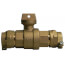 76100-22-33 3/4" PEP Straight Ball Valve Curb Stop (No-Lead Brass)