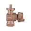 74644B 1" FNPT x Meter Swivel Meter Valve w/ Saddle (Lead-Free)