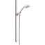 1-Spray 4" Hand Shower w/ Glide Rail (White)