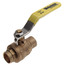 1/2" Sweat Full Port Brass Ball Valve w/ Stainless Steel Lever (Lead Free)