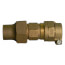 74758C-66 1" x 3/4" Flare x Strong Lead Compression Straight Coupling (Lead-Free)