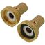 1/2" GU 125 Union Bronze Isolation Valve Pair (Threaded)