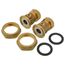 3/4" GU 125 Bronze Union Isolation Valve (Compression)