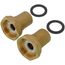 3/4" GU 125 Bronze Union Isolation Valve Pair (Threaded)
