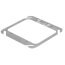 4" Steel Square 2-Gang Flat Device Cover
