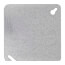 4" Steel Square Flat and Blank Device Cover