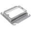 4" Steel Square Device Cover - 3/4" Raised