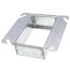 4" Steel Square Tile Wall Cover - 1-1/4" Raised