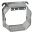 4" Steel Square 2-Gang Tile Wall Cover - 2" Raised