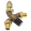 3/4" NPT AngleMix Thermostatic Mixing Valve w/ Temperature Gauge