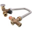 3/4" Press Outlet Tankmixer Water Heater Mixing Valve w/ Gauge