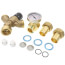 3/4" Sweat Union AngleMix Thermostatic Mixing Valve w/ Inlet Checks 